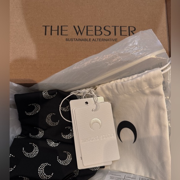 ✨🖤 Marine Serre Crystal Gloves 🖤✨